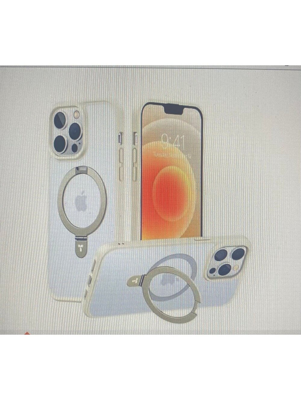 Torras Magnetic Case for iPhone 13 Pro Max Milky White